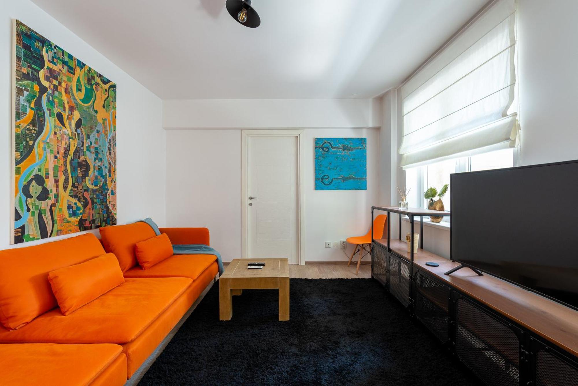 City Center-Cozy One Bedroom Apartment Bukarest Exteriör bild